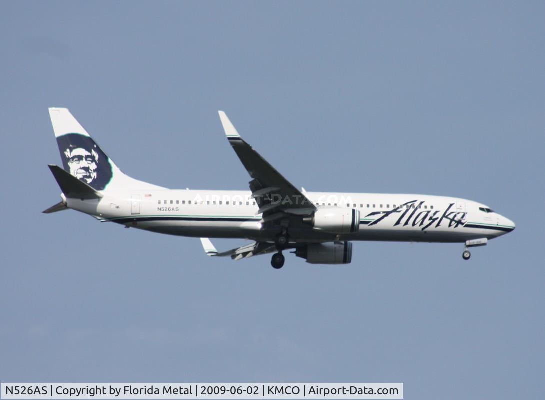 N526AS, 2009 Boeing 737-890 C/N 35196, MCO 2009