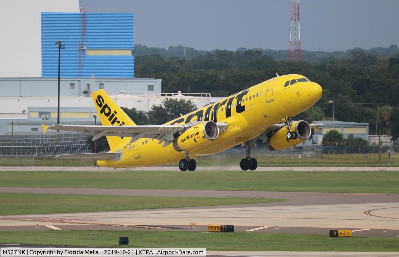 N527NK, 2007 Airbus A319-132 C/N 2978, TPA 2019