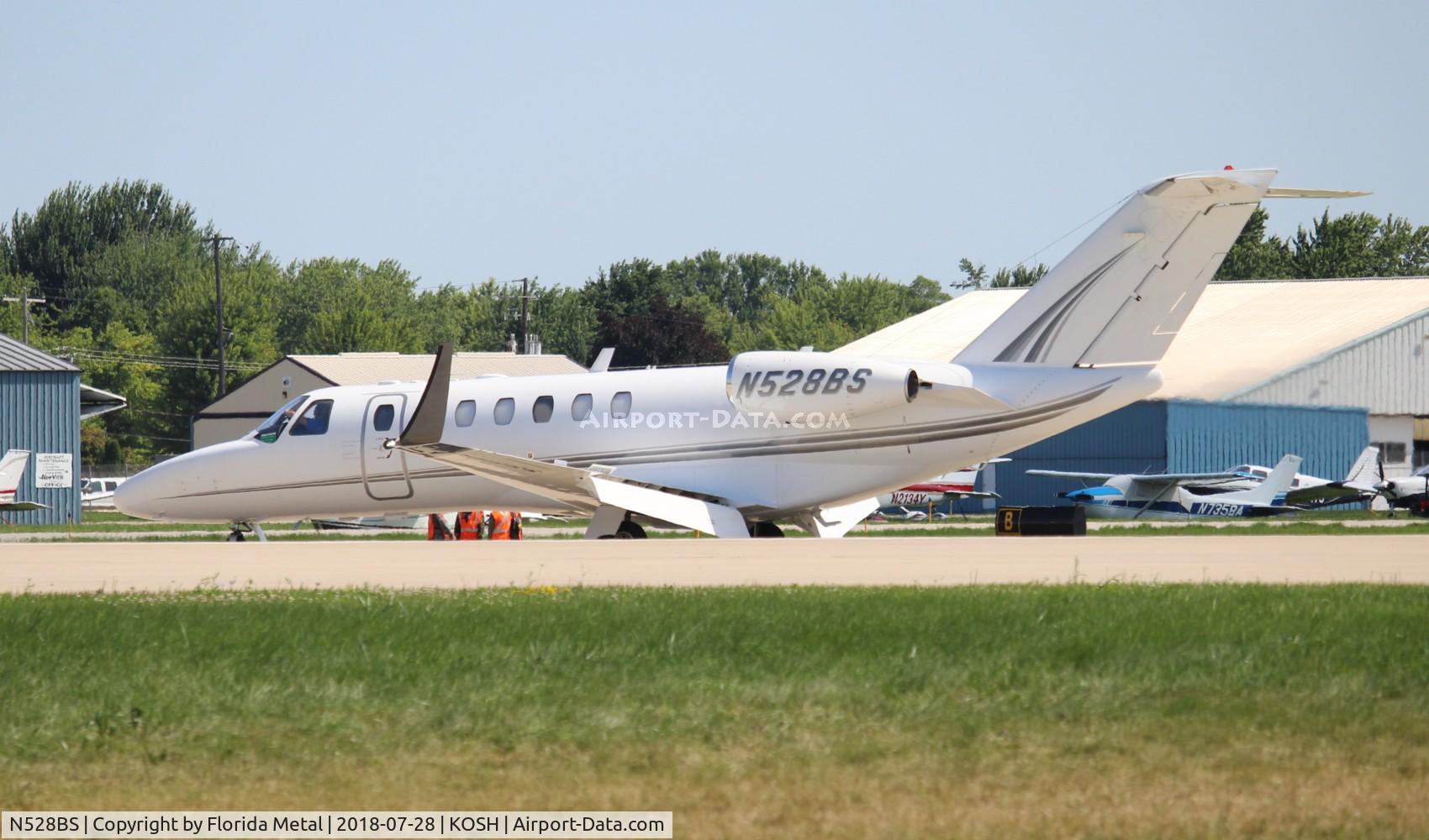 N528BS, 2008 Cessna 525B CitationJet CJ3 C/N 525B-0243, OSH 2018
