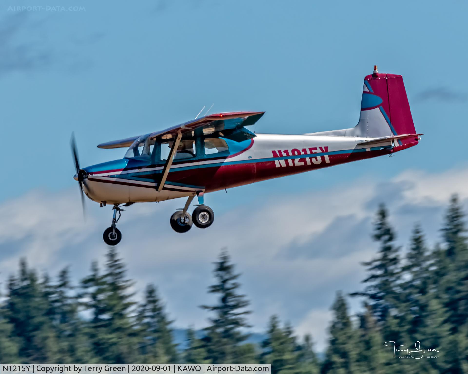N1215Y, 1962 Cessna 150B C/N 15059615, KAWO
