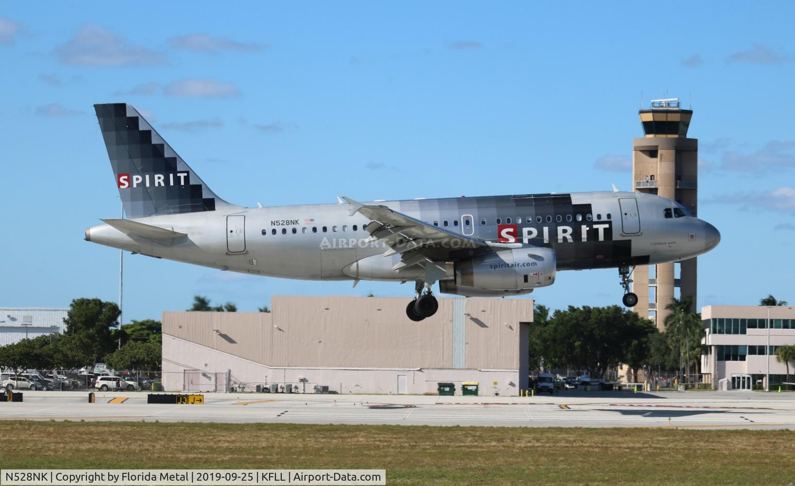 N528NK, 2007 Airbus A319-132 C/N 2983, FLL 2019