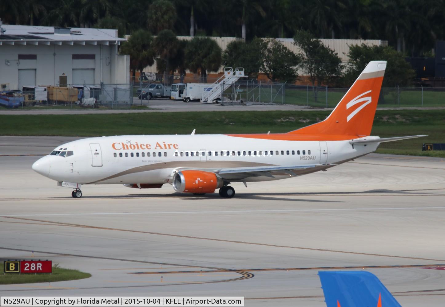 N529AU, 1989 Boeing 737-3B7 C/N 24411, FLL 2015