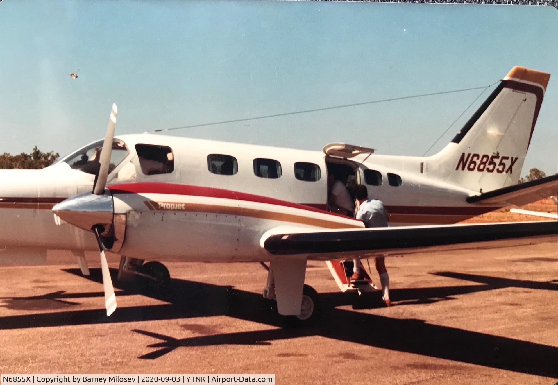 N6855X, 1981 Cessna 441 Conquest II C/N 441-0236, After delivery to Australia and just prior to registration as VH-TFG