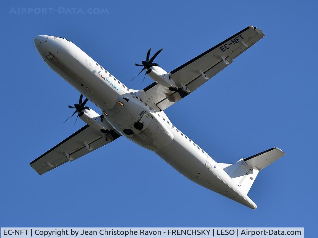 EC-NFT, 2014 ATR 72-600 C/N 1198, IB8835 take off to Madrid Barajas