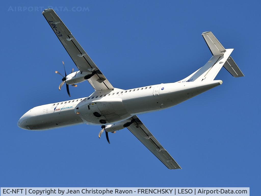 EC-NFT, 2014 ATR 72-600 C/N 1198, IB8835 take off to Madrid Barajas
