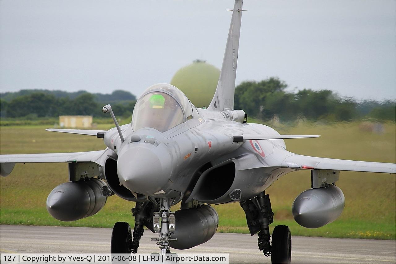 127, Dassault Rafale C C/N 127, Dassault Rafale C, Taxiing to flight line, Landivisiau Naval Air Base (LFRJ) Tiger Meet 2017