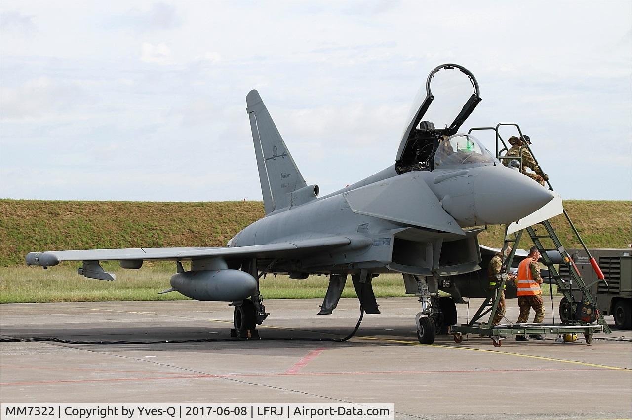MM7322, Eurofighter EF-2000 Typhoon S C/N IS054, Eurofighter EF-2000 Typhoon S, Flight line, Landivisiau Naval Air Base (LFRJ) Tiger Meet 2017