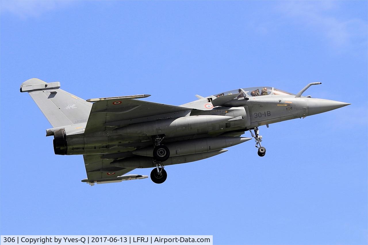 306, Dassault Rafale B C/N 306, Dassault Rafale B, On final rwy 08, Landivisiau Naval Air Base (LFRJ) Tiger Meet 2017