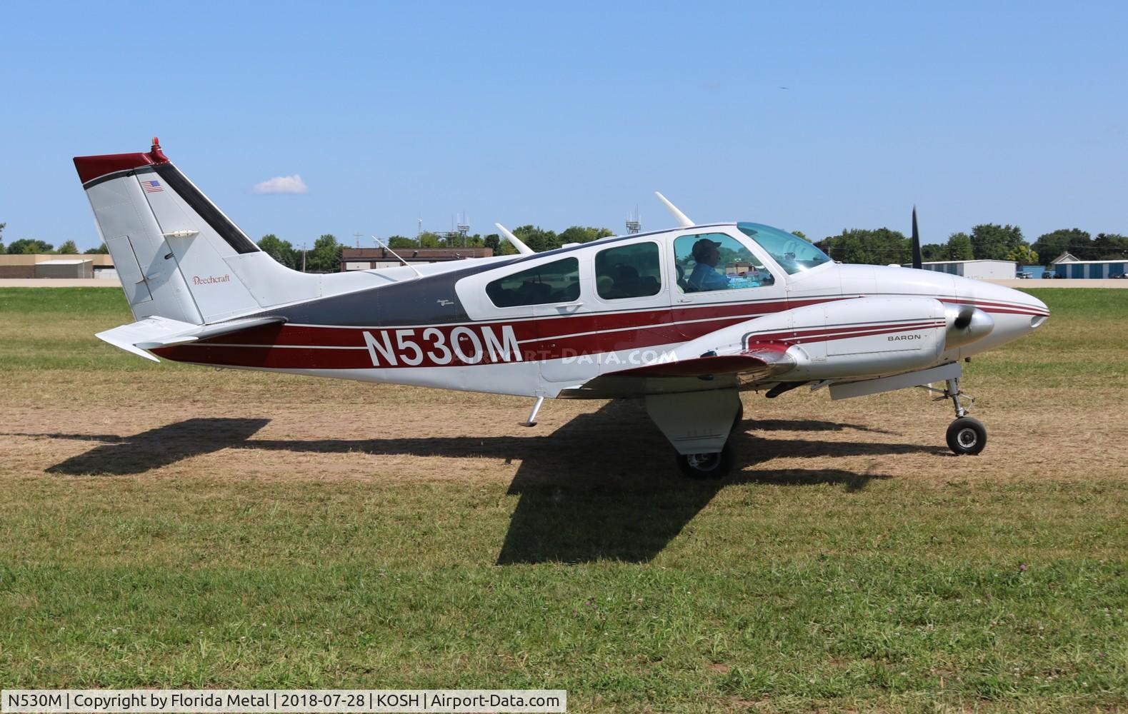 N530M, 1964 Beech 95-B55 (T42A) Baron C/N TC-687, OSH 2018
