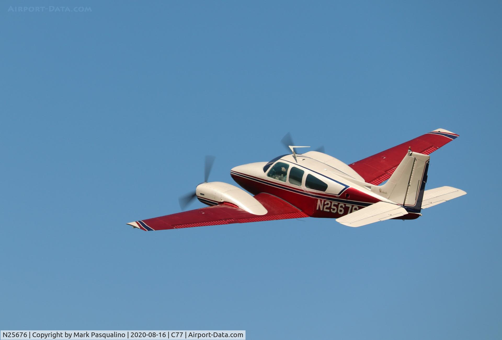 N25676, 1973 Beech 95-B55 (T42A) Baron C/N TC-1597, Beech B55