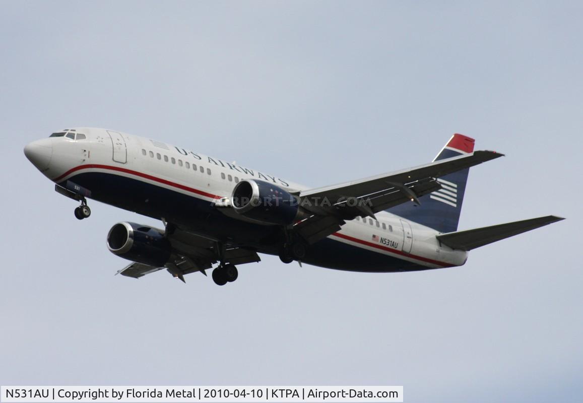 N531AU, 1989 Boeing 737-3B7 C/N 24478, TPA 2010