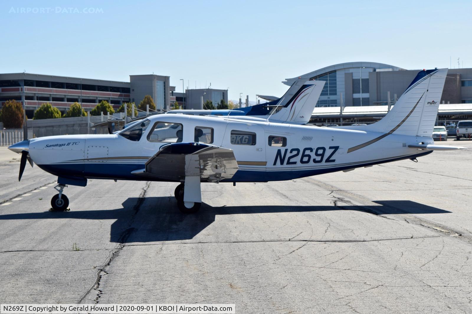 N269Z, 2006 Piper PA-32R-301T Turbo Saratoga C/N 3257407, Parked on north GA ramp.