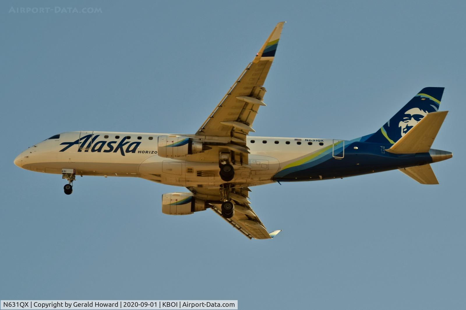 N631QX, 2018 Embraer 175LR (ERJ-170-200LR) C/N 17000713, Landing 28R.