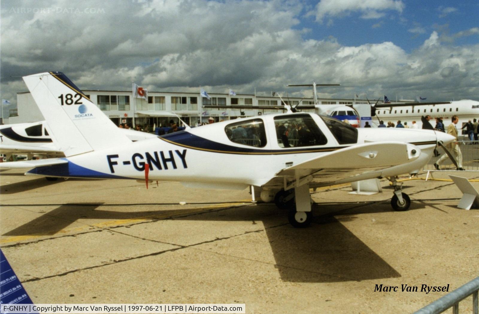 F-GNHY, Socata TB-20 C/N 1817, Paris Air Show 1997.