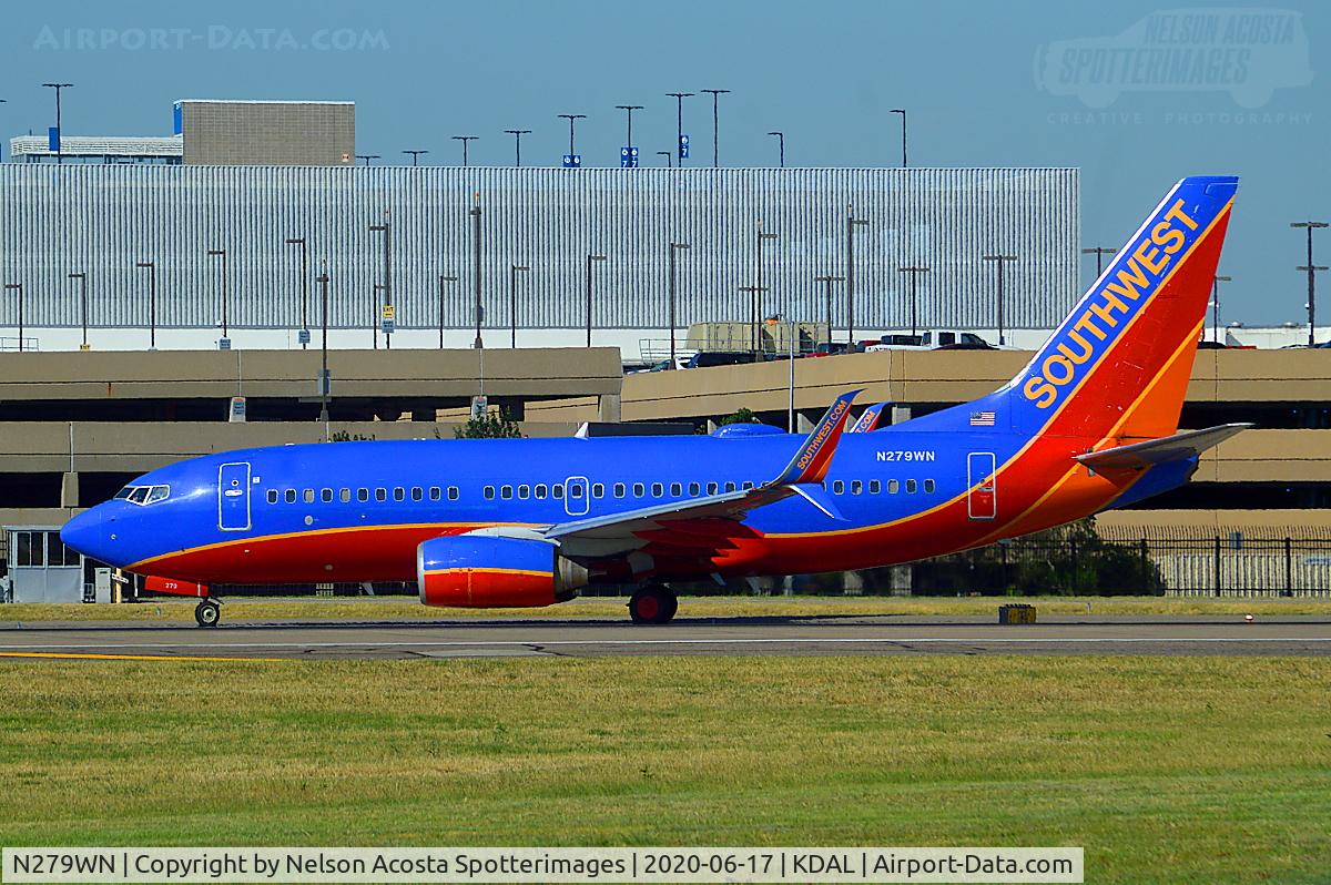 N279WN, 2007 Boeing 737-7H4 C/N 32532, KDAL (06/17/2020)