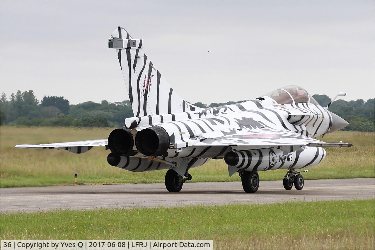 36, Dassault Rafale M C/N 36, Dassault Rafale M, Taxiing to flight line, Landivisiau Naval Air Base (LFRJ) Tiger Meet 2017