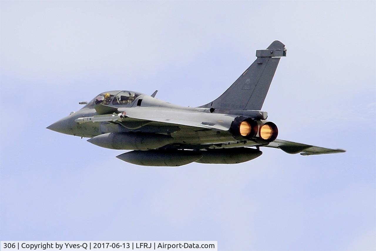 306, Dassault Rafale B C/N 306, Dassault Rafale B, Climbing from rwy 26, Landivisiau naval air base (LFRJ) Tiger Meet 2017
