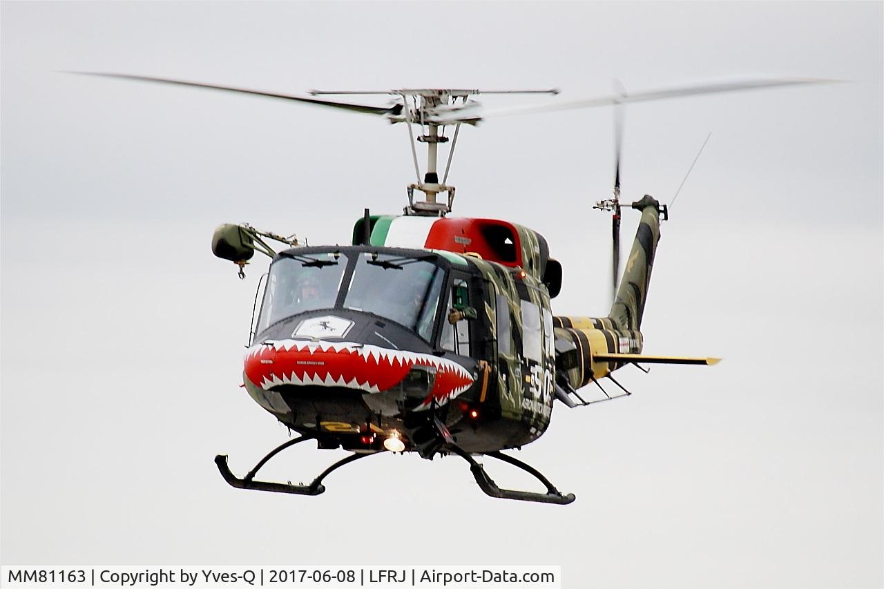 MM81163, Agusta AB-212 C/N 5820, Agusta AB-212, On final, Landivisiau Naval Air Base (LFRJ) Tiger Meet 2017