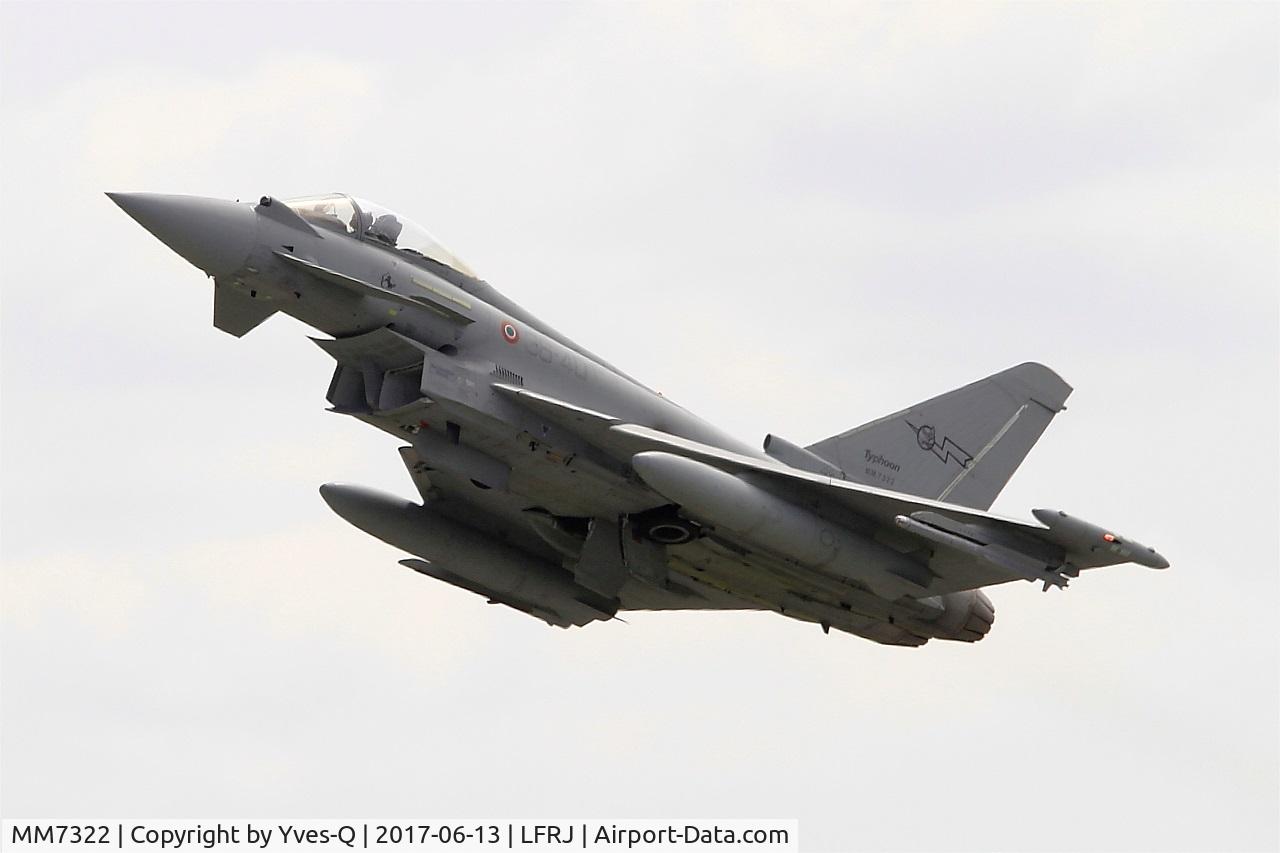 MM7322, Eurofighter EF-2000 Typhoon S C/N IS054, Eurofighter EF-2000 Typhoon S, Take off rwy 08, Landivisiau Naval Air Base (LFRJ)