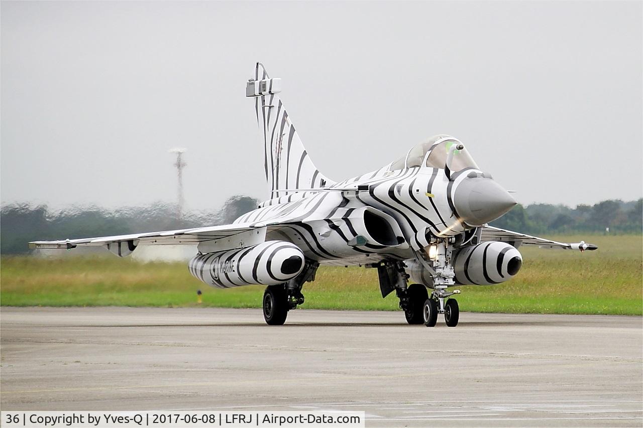 36, Dassault Rafale M C/N 36, Dassault Rafale M, Taxiing to flight line, Landivisiau Naval Air Base (LFRJ) Tiger Meet 2017