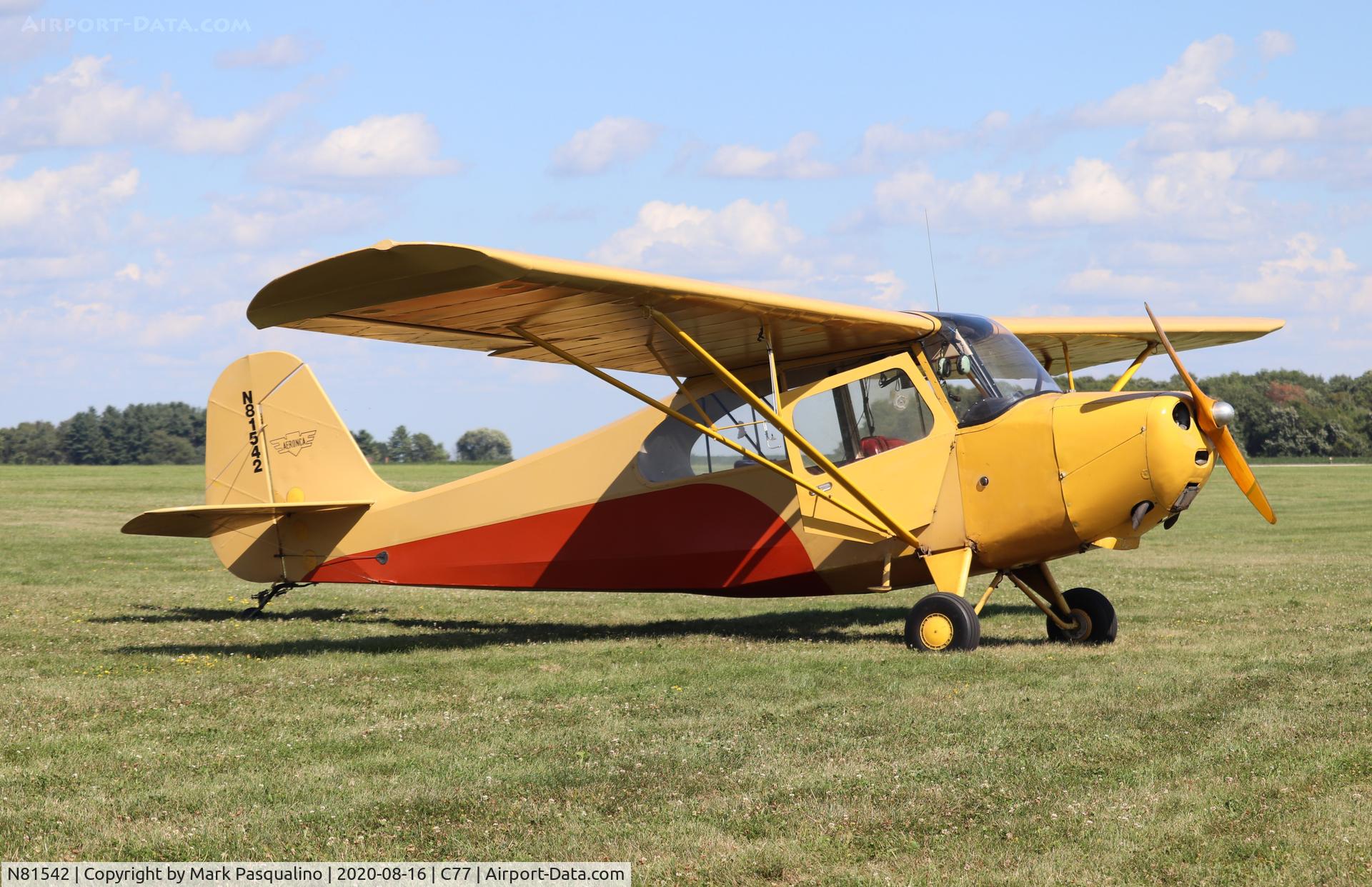 N81542, 1945 Aeronca 7AC Champion C/N 7AC-161, Aeronca 7AC