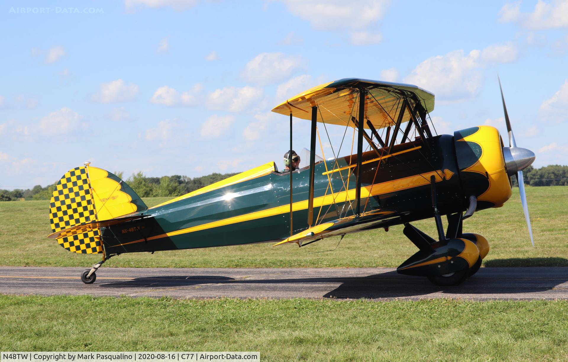 N48TW, 2003 WACO Taperwing T-10 Replica C/N 2501, Waco Taperwing T-10 Eeplica