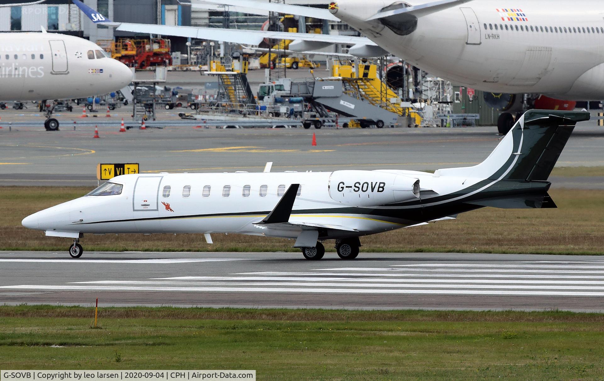 G-SOVB, 2001 Learjet 45 C/N 45-138, Copenhagen 4.9.2020