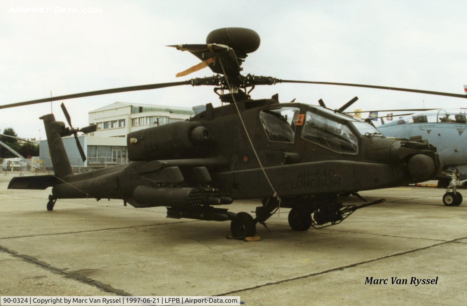 90-0324, 1990 McDonnell Douglas AH-64D Longbow Apache C/N not found 90-0324, Paris Air Show 1997.