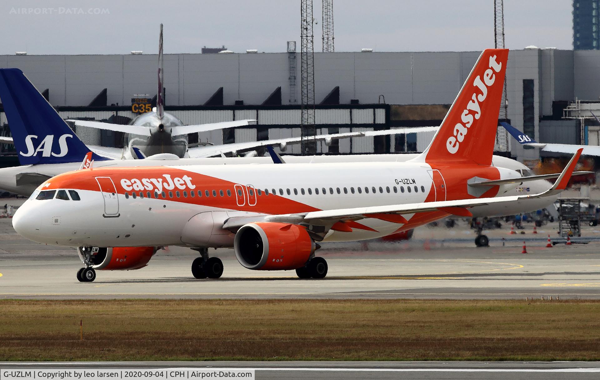 G-UZLM, 2020 Airbus A320-251N C/N 10053, Copenhagen 4.9.2020