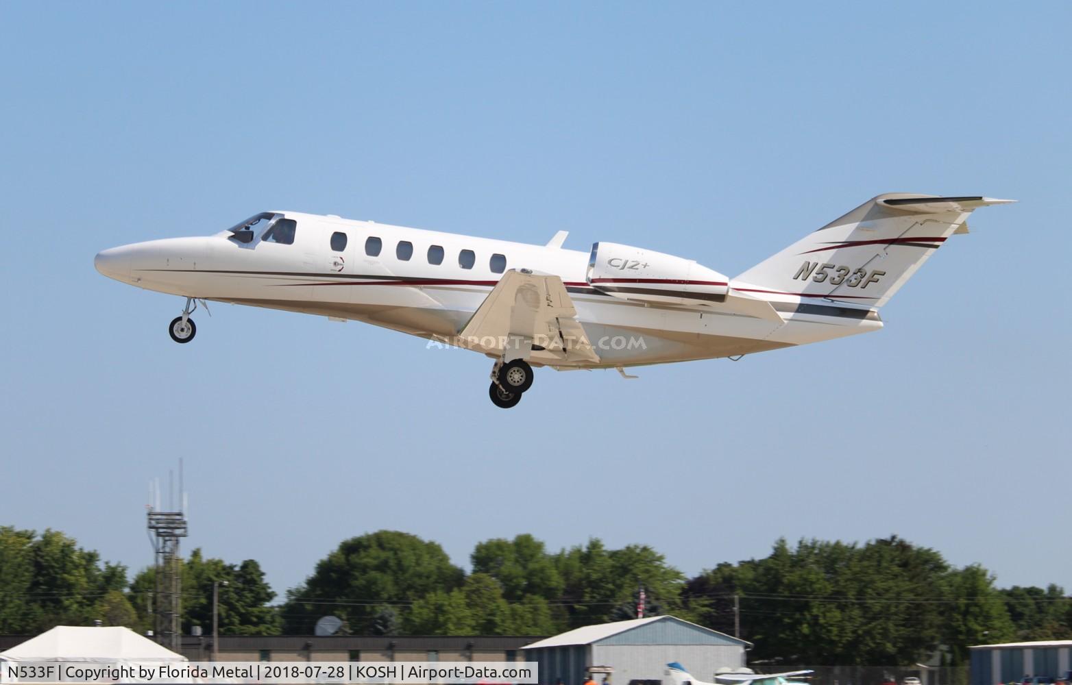 N533F, 2011 Cessna 525A CitationJet CJ2 C/N 525A-0489, OSH 2018