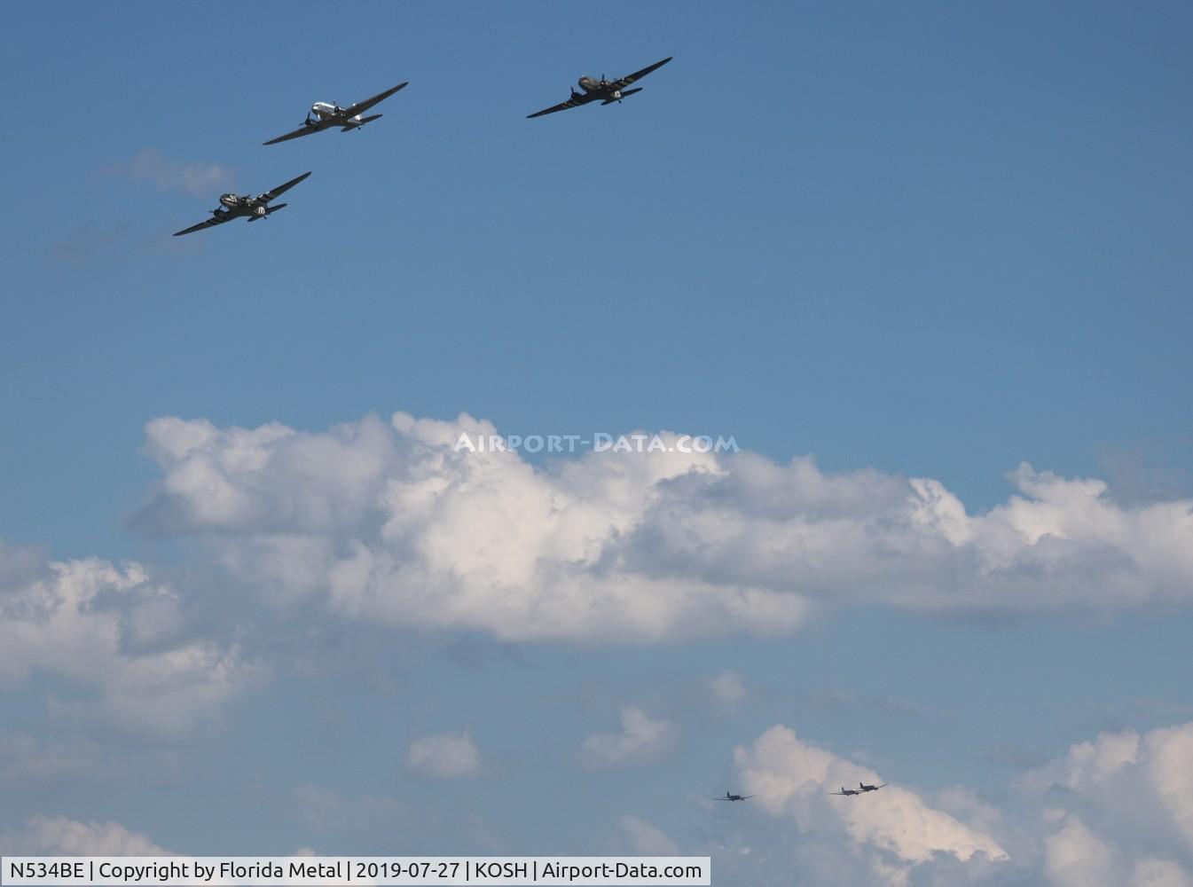 N534BE, 1944 Douglas DC-3A-S1C3G C/N 4932, OSH 2019