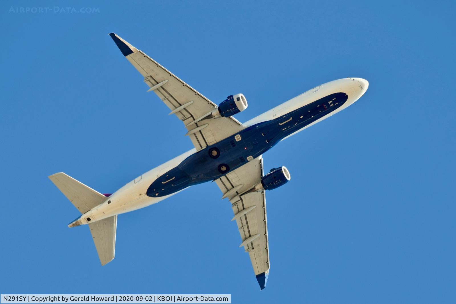 N291SY, 2018 Embraer 175LR (ERJ-170-200LR) C/N 17000759, Departing BOI.