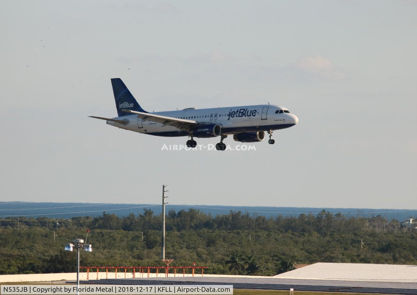N535JB, 2002 Airbus A320-232 C/N 1739, FLL 2018
