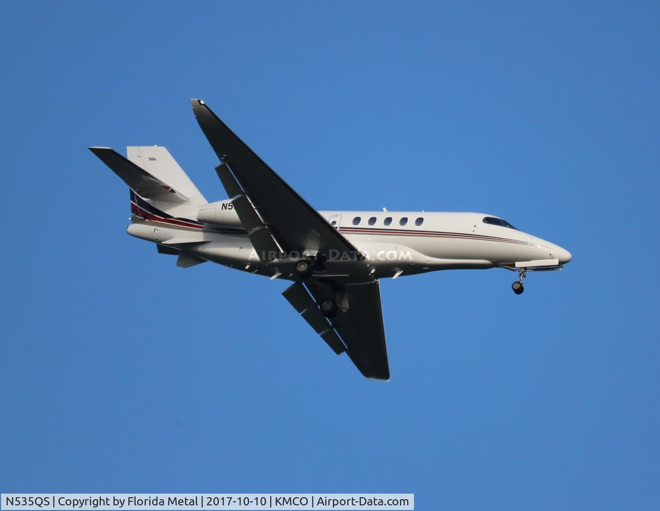 N535QS, 2017 Cessna 680A Citation Latitude C/N 680A-0078, MCO 2017