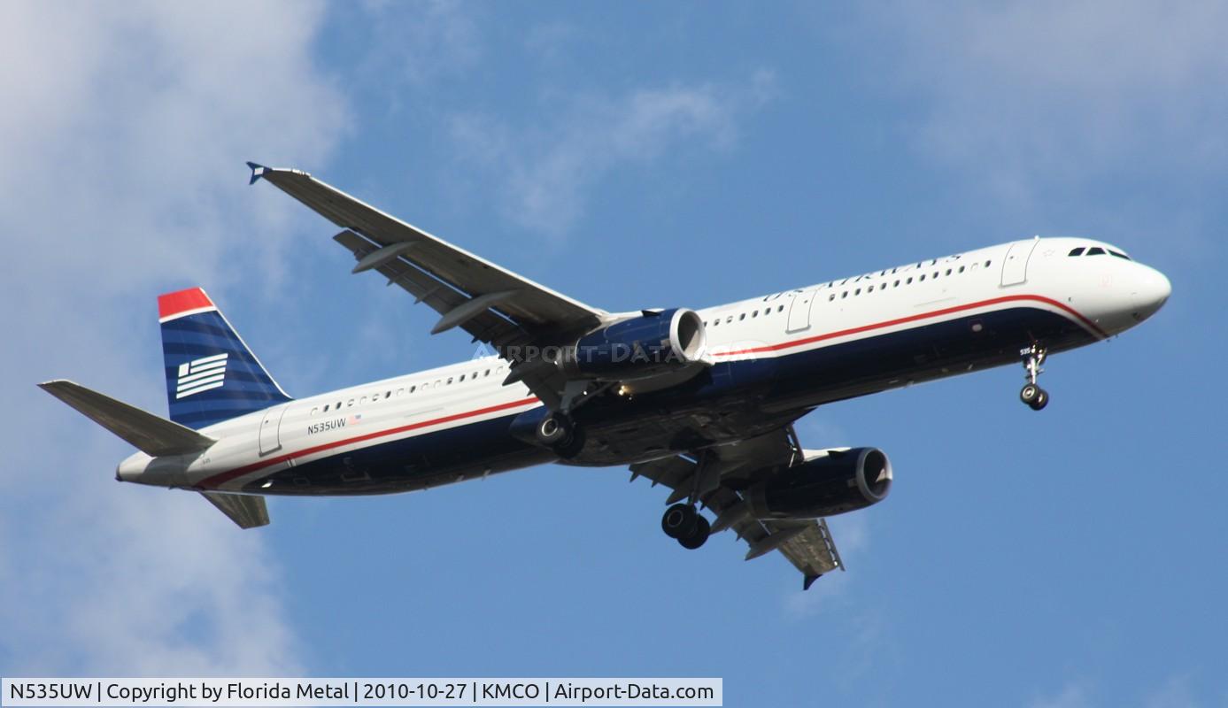 N535UW, 2009 Airbus A321-231 C/N 3993, MCO 2010