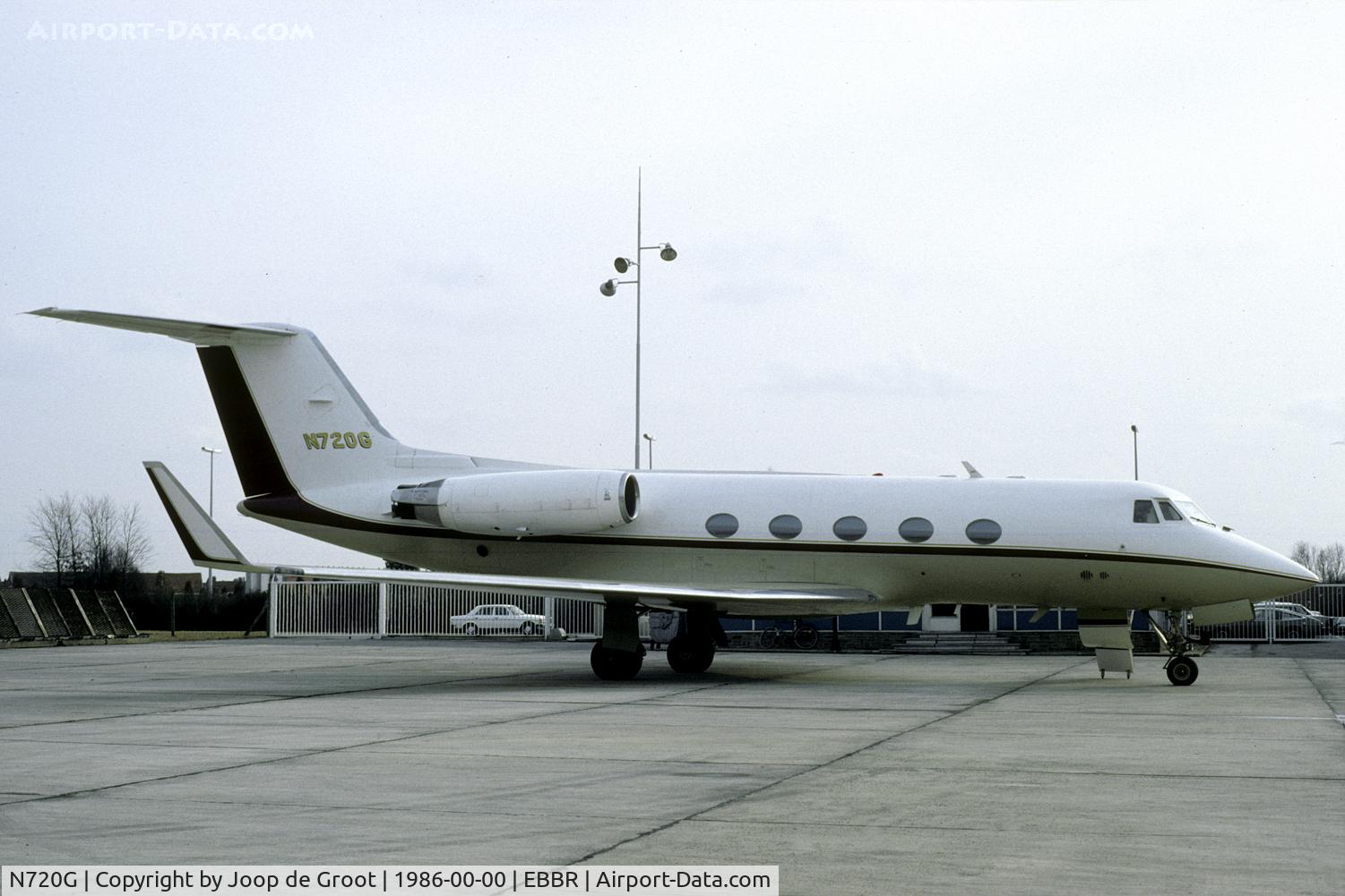 N720G, 1972 Grumman G-1159 Gulfstream II C/N 119, taken at Zeventem by Marijn Aarts