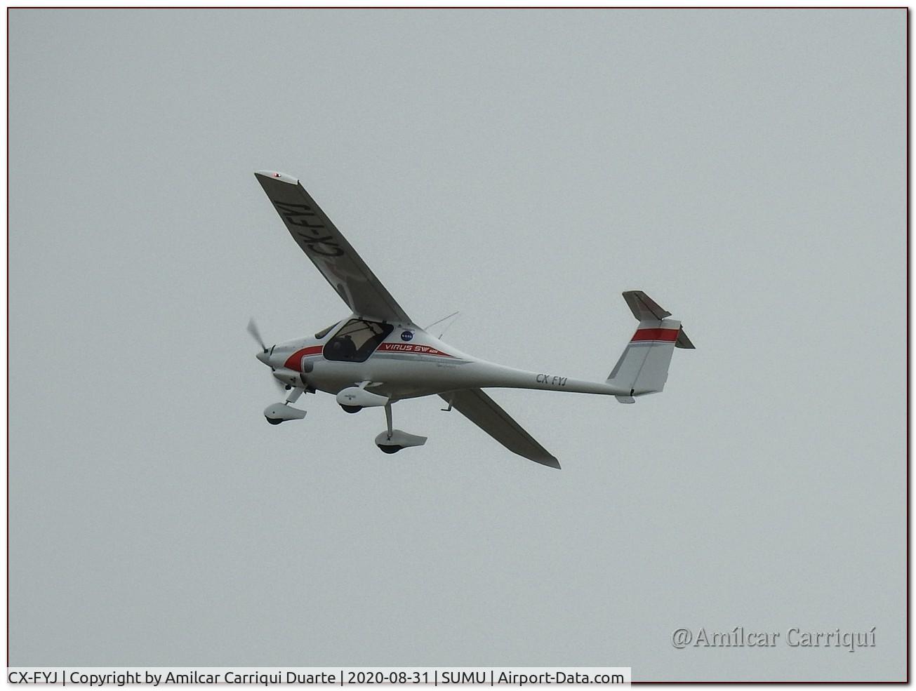 CX-FYJ, 2016 Pipistrel Virus SW 121 C/N VSW 1210002, TAKE OFF FROM SUMU (Carrasco International Airport) Uruguay