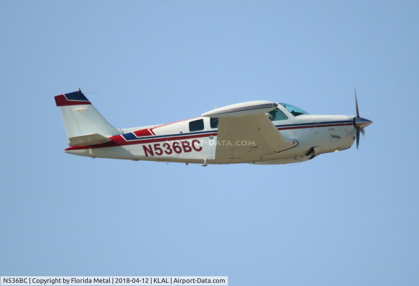 N536BC, 1984 Beech A36 Bonanza 36 C/N E-2160, SNF 2018