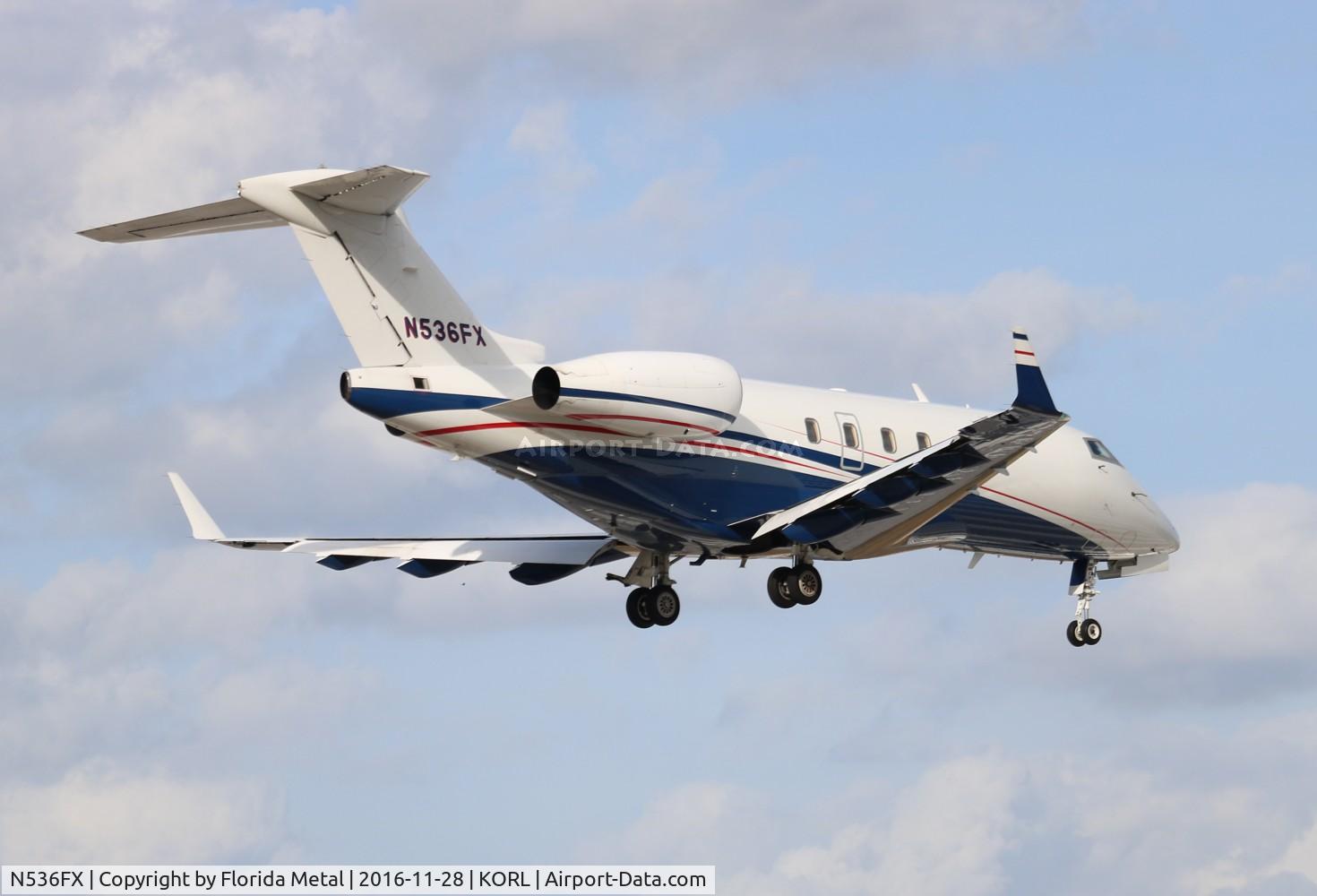 N536FX, 2007 Bombardier Challenger 300 (BD-100-1A10) C/N 20171, ORL 2016