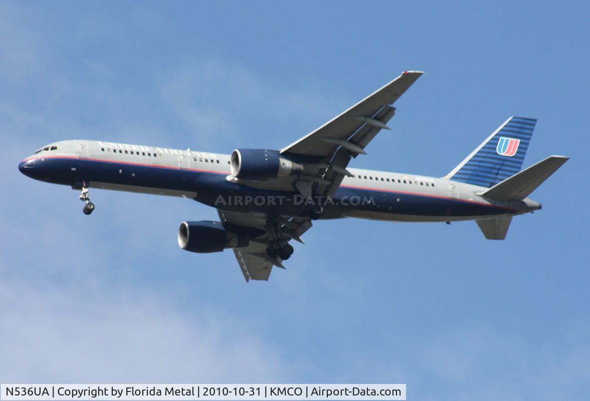 N536UA, 1991 Boeing 757-222 C/N 25156, MCO 2010