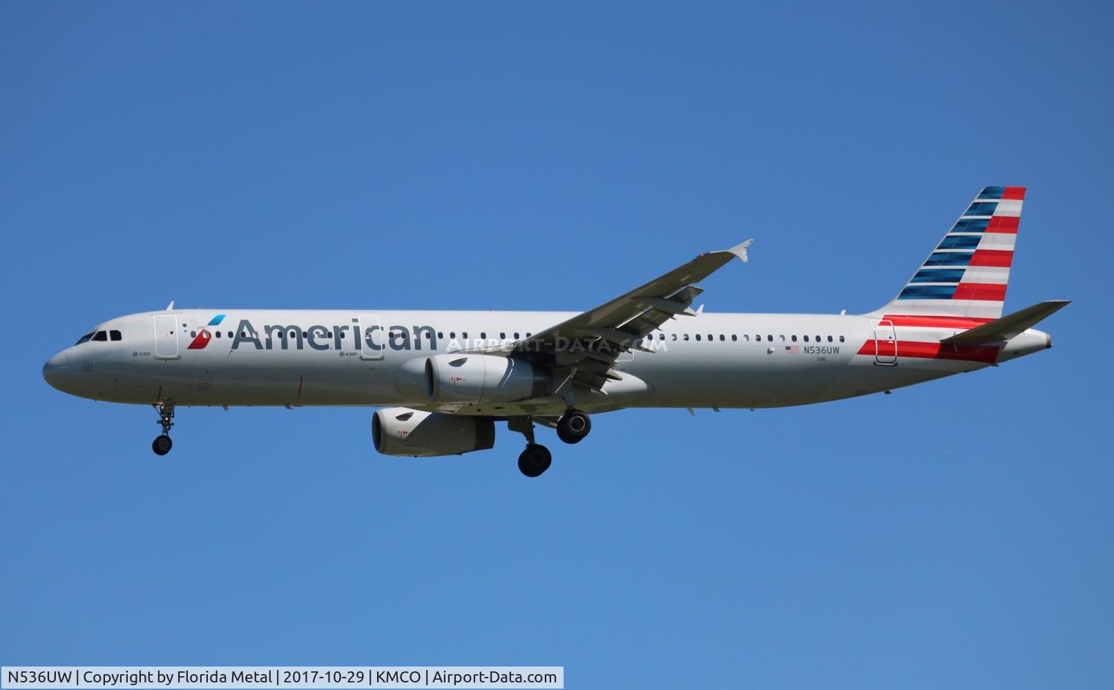 N536UW, 2009 Airbus A321-231 C/N 4025, MCO 2017