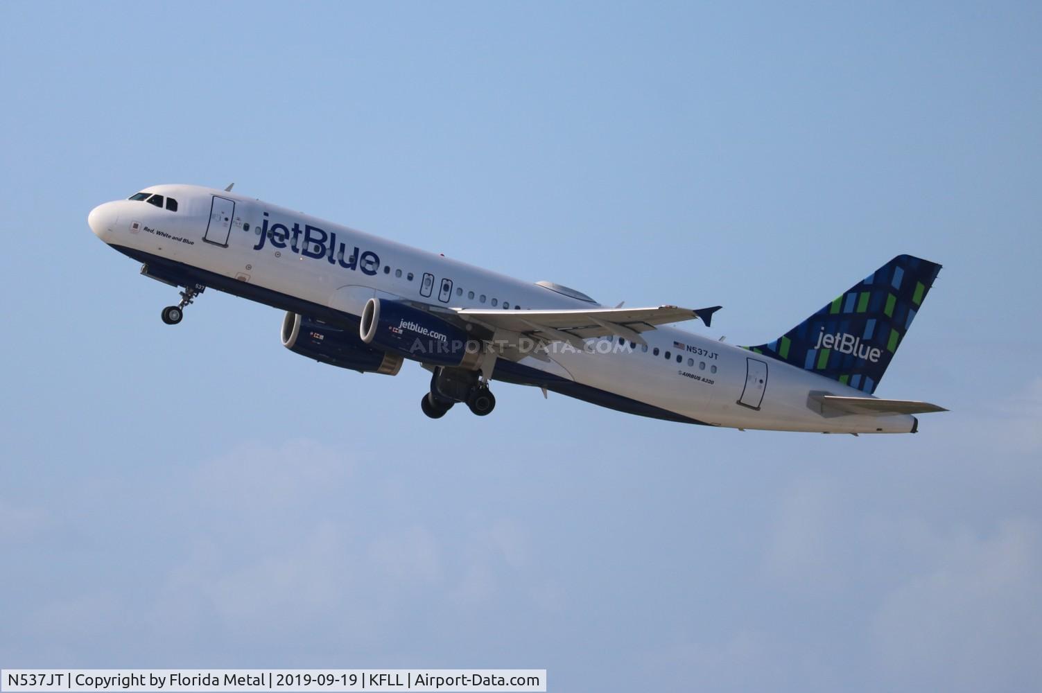 N537JT, 2002 Airbus A320-232 C/N 1785, FLL 2019