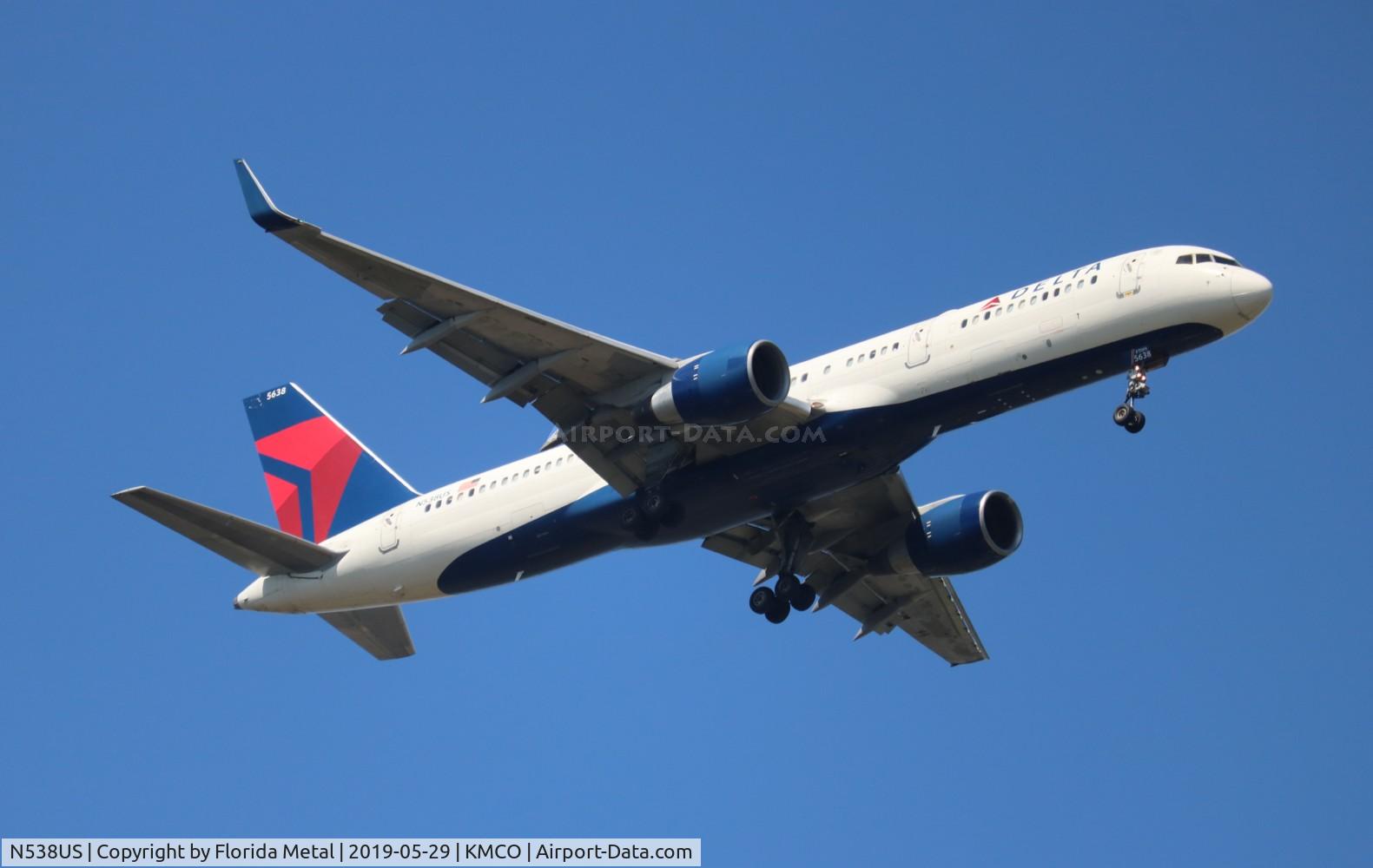 N538US, 1996 Boeing 757-251 C/N 26485, MCO 2019