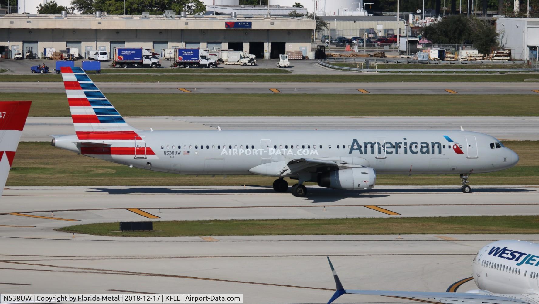 N538UW, 2009 Airbus A321-231 C/N 4050, FLL 2018