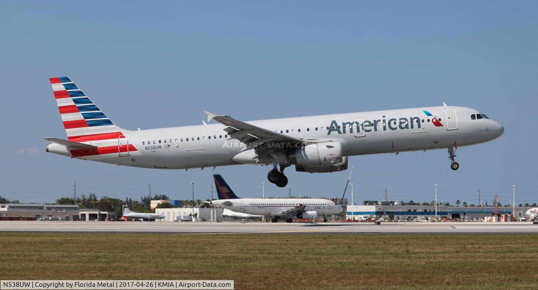 N538UW, 2009 Airbus A321-231 C/N 4050, MIA 2017