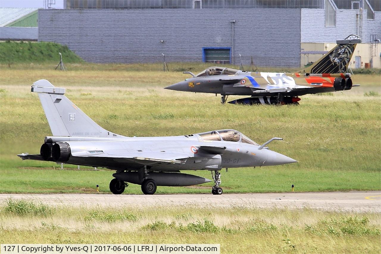127, Dassault Rafale C C/N 127, Dassault Rafale C, Taxiing to flight line, Landivisiau Naval Air Base (LFRJ) Tiger Meet 2017