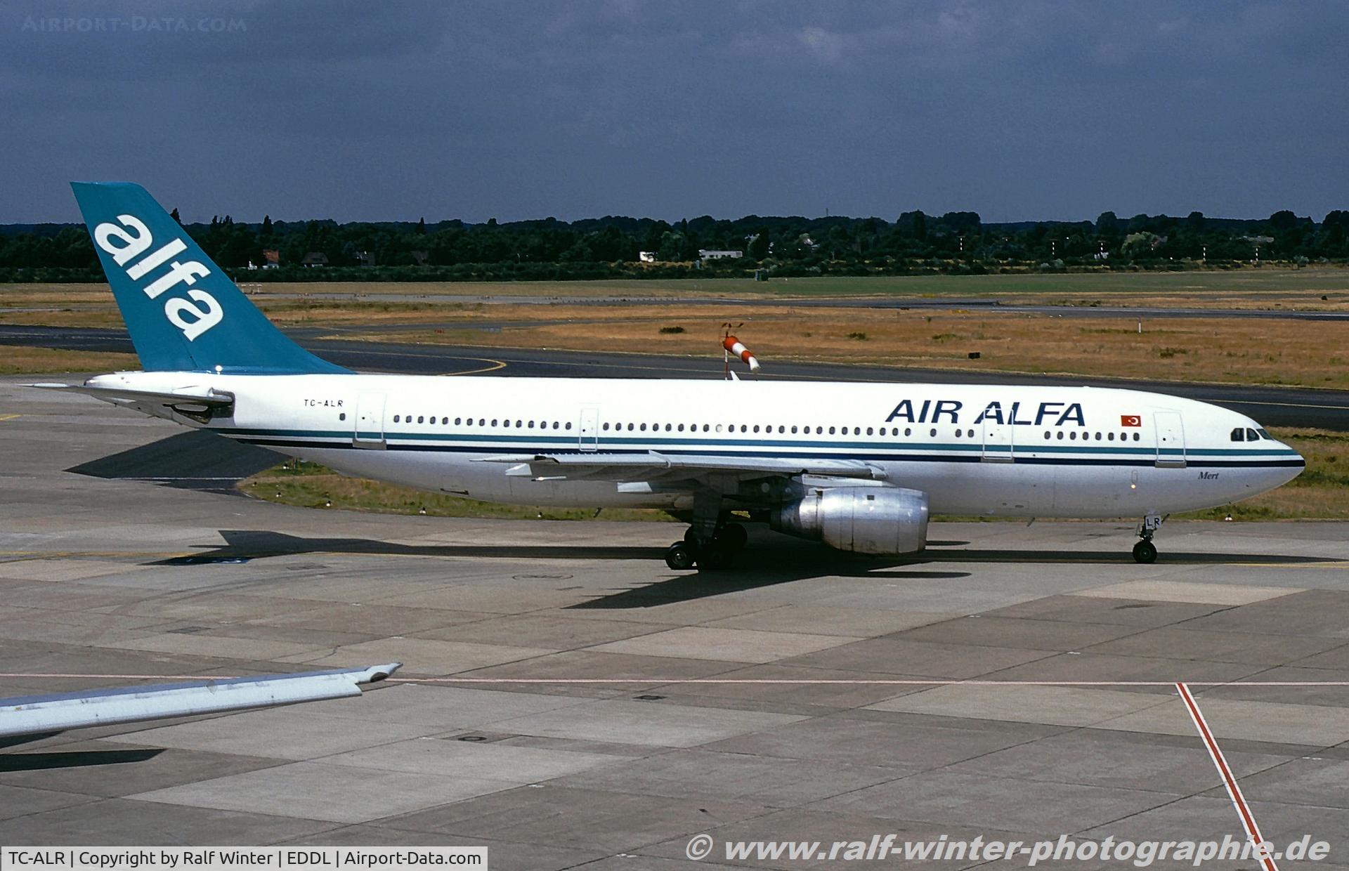 TC-ALR, 1981 Airbus A300B4-203 C/N 155, Airbus A300B4-203F - H7 LFA Air Alfa - 155 - TC-ALR - 04.1997 - DUS