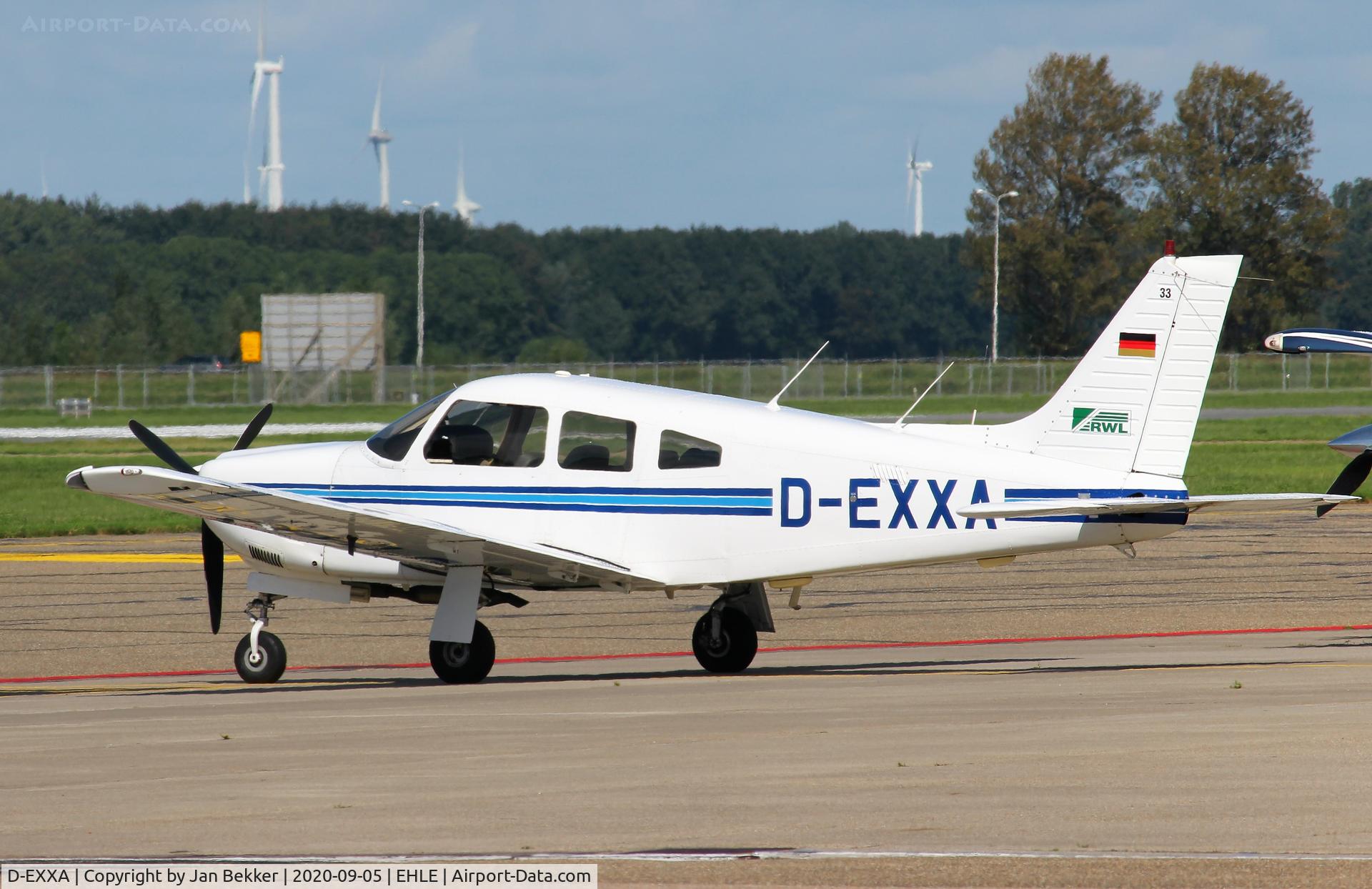 D-EXXA, Piper PA-28R-201 Arrow Cherokee Arrow III C/N 2837033, Lelystad Airport
