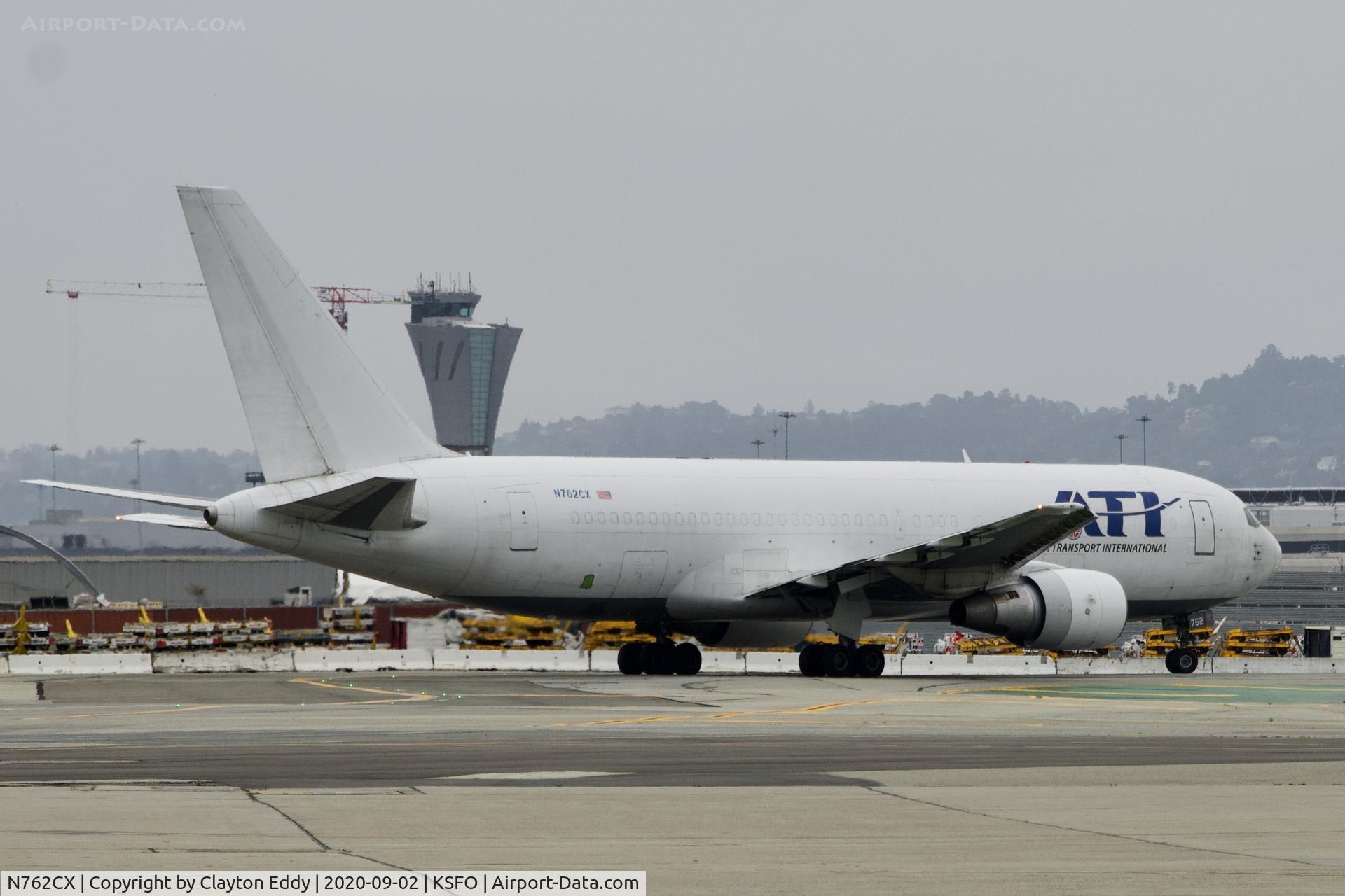 N762CX, 1983 Boeing 767-232(SF) C/N 22225, SFO 2020.