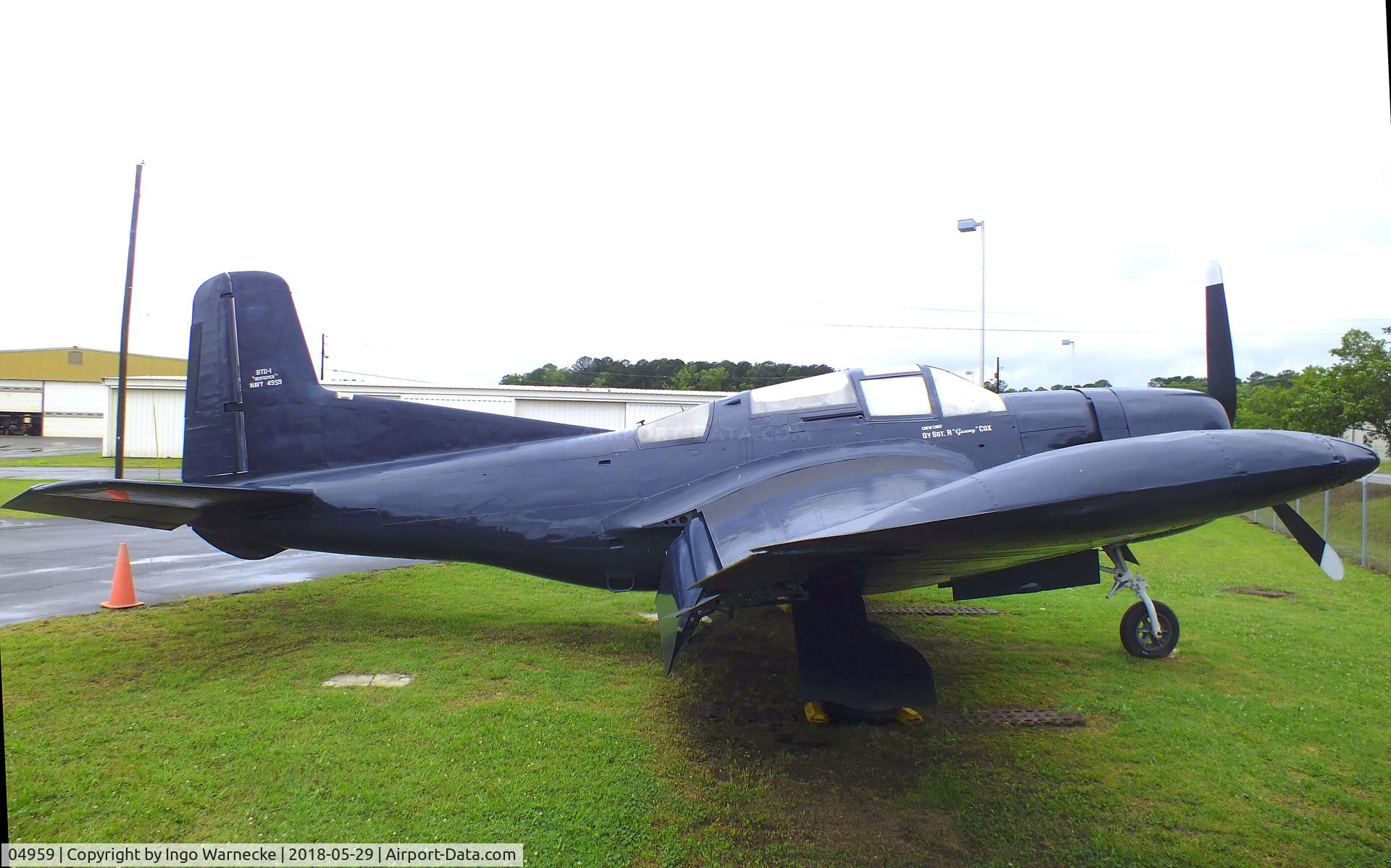 04959, Douglas BTD-1 Destroyer C/N 04959, Douglas BTD-1 Destroyer at the Museum of Flight, Rome GA